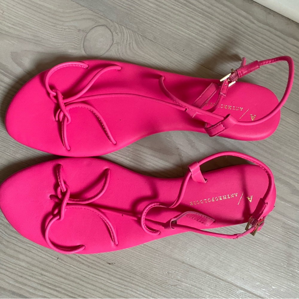 Anthropologie Pink Women's Sandals